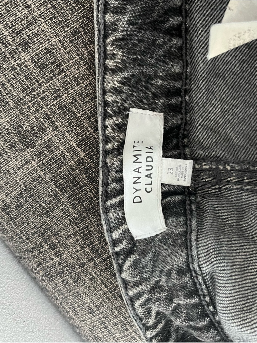 Dynamite Claudia Mom Jeans - High-Rise Black Straight Jeans - Picture 5 of 5